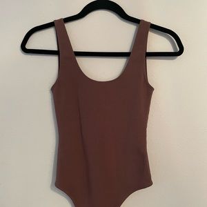 Aritzia purple bodysuit